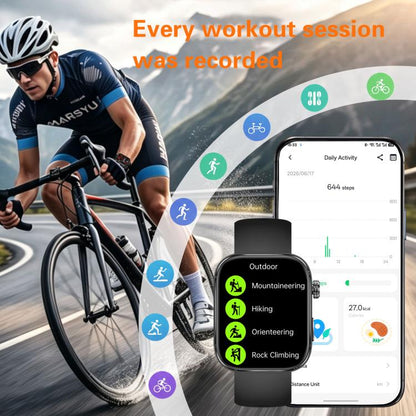 GE53 Smart Watch, 1.92 inch Screen, BT Call, ECG, ECG Heart Rate, Blood Oxygen, Blood Pressure