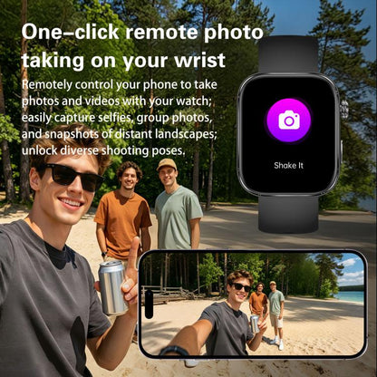 GE53 Smart Watch, 1.92 inch Screen, BT Call, ECG, ECG Heart Rate, Blood Oxygen, Blood Pressure