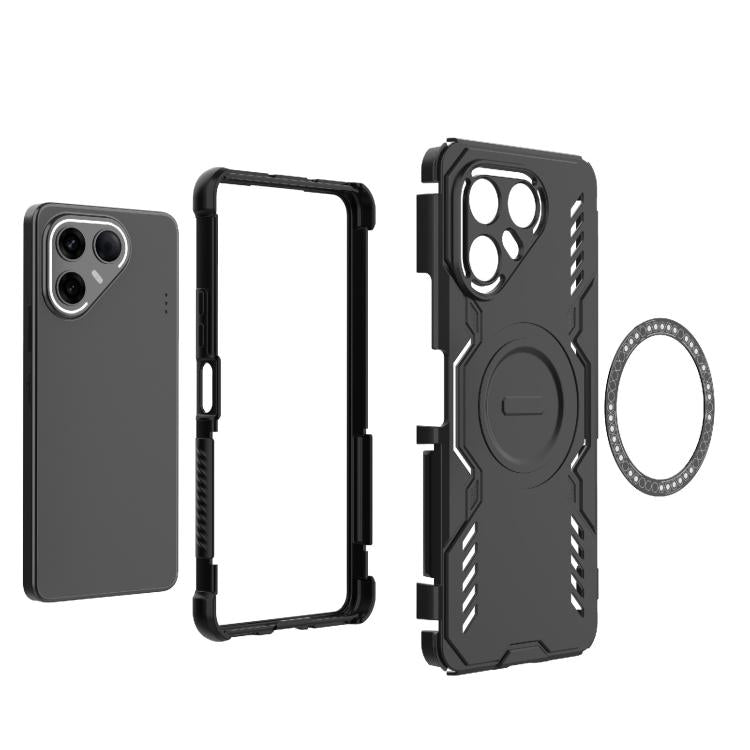 Butterfly Armor MagSafe Magnetic Ring Shockproof Phone Case, For Tecno Pova 7 5G, For Tecno Pova 7 Ultra 5G