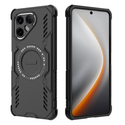 Butterfly Armor MagSafe Magnetic Ring Shockproof Phone Case, For Tecno Pova 7 5G, For Tecno Pova 7 Ultra 5G