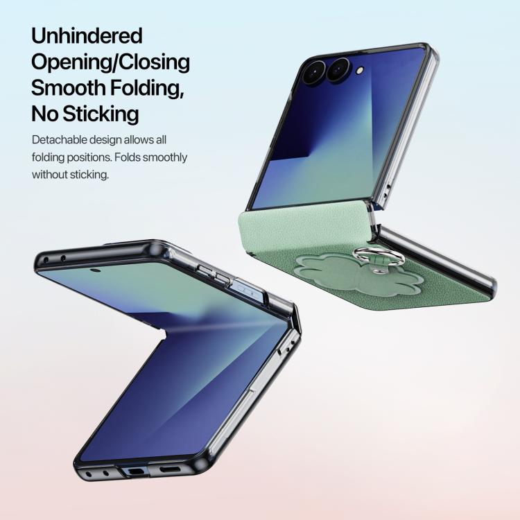 DUX DUCIS LUVY Series Folding Ring Phone Case with Lanyard, For Galaxy Z Flip8 5G