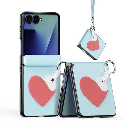 DUX DUCIS LUVY Series Folding Ring Phone Case with Lanyard, For Galaxy Z Flip8 5G