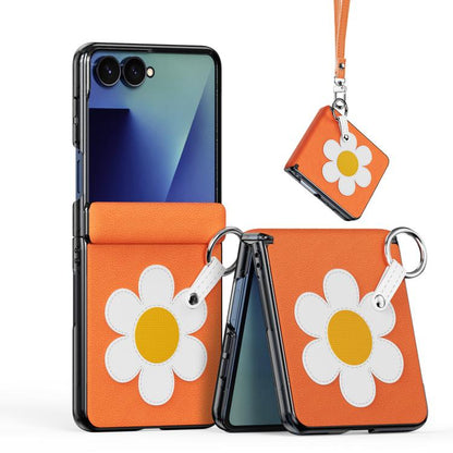 DUX DUCIS LUVY Series Folding Ring Phone Case with Lanyard, For Galaxy Z Flip8 5G