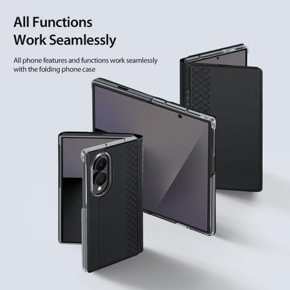 DUX DUCIS Bril Series PU + TPU Phone Case, For Galaxy Z Fold8 5G, For Galaxy Z Fold8 Ultra 5G