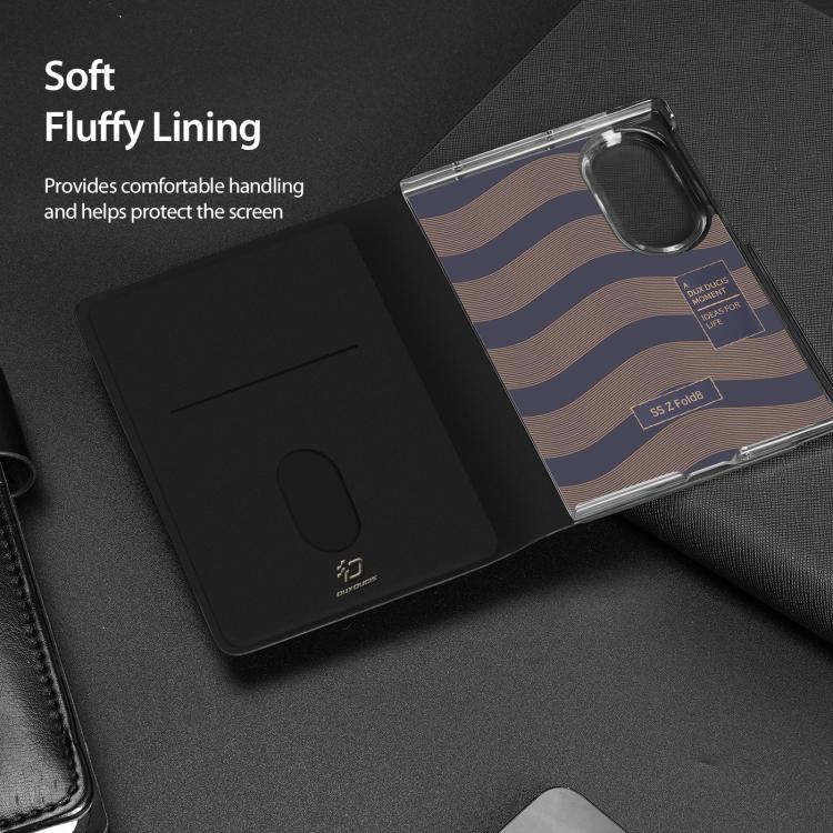 DUX DUCIS Bril Series PU + TPU Phone Case, For Galaxy Z Fold8 5G, For Galaxy Z Fold8 Ultra 5G