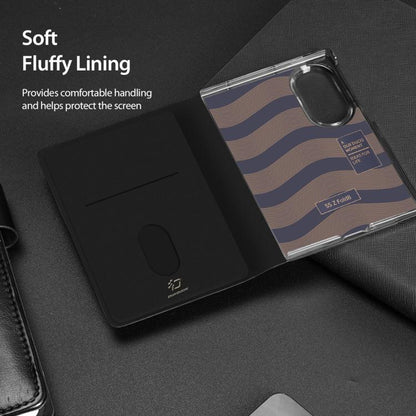 DUX DUCIS Bril Series PU + TPU Phone Case, For Galaxy Z Fold8 5G, For Galaxy Z Fold8 Ultra 5G
