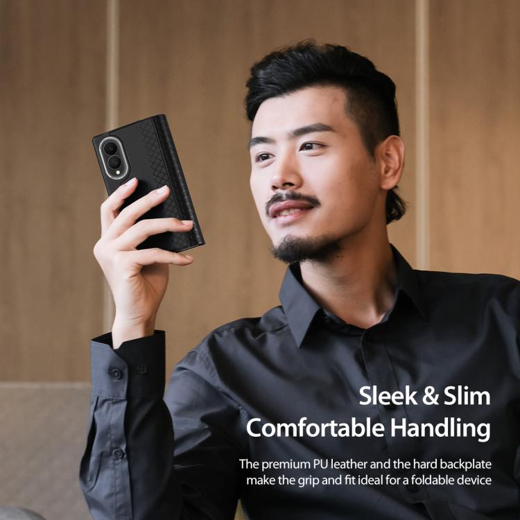 DUX DUCIS Bril Series PU + TPU Phone Case, For Galaxy Z Fold8 5G, For Galaxy Z Fold8 Ultra 5G
