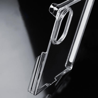 Transparent PC Dual Axis Shockproof Phone Case with Lens Cover, For Galaxy Z Fold8 5G
