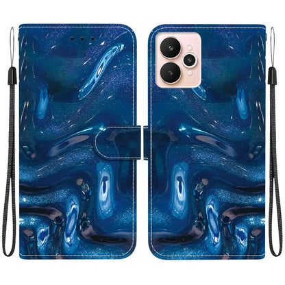 Crystal-Texture Painted Vegan Leather Phone Case, For Realme C100 / C100i 4G, For Realme 16 5G, For Realme 16 Pro+ 5G, For Realme 16 Pro 5G, For Realme Note 70T / 70 4G, For Realme 15T, For Realme 15 Pro / 15 5G, For Realme C75 / 14x                   ...