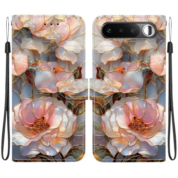 Crystal-Texture Painted Vegan Leather Phone Case, For Realme C100 / C100i 4G, For Realme 16 5G, For Realme 16 Pro+ 5G, For Realme 16 Pro 5G, For Realme Note 70T / 70 4G, For Realme 15T, For Realme 15 Pro / 15 5G, For Realme C75 / 14x                   ...