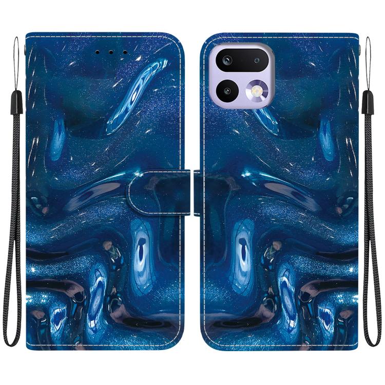Crystal-Texture Painted Vegan Leather Phone Case, For Realme C100 / C100i 4G, For Realme 16 5G, For Realme 16 Pro+ 5G, For Realme 16 Pro 5G, For Realme Note 70T / 70 4G, For Realme 15T, For Realme 15 Pro / 15 5G, For Realme C75 / 14x                   ...