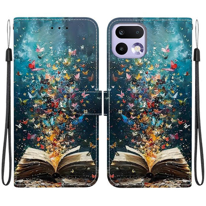 Crystal-Texture Painted Vegan Leather Phone Case, For Realme C100 / C100i 4G, For Realme 16 5G, For Realme 16 Pro+ 5G, For Realme 16 Pro 5G, For Realme Note 70T / 70 4G, For Realme 15T, For Realme 15 Pro / 15 5G, For Realme C75 / 14x                   ...