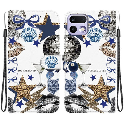Crystal-Texture Painted Vegan Leather Phone Case, For Realme C100 / C100i 4G, For Realme 16 5G, For Realme 16 Pro+ 5G, For Realme 16 Pro 5G, For Realme Note 70T / 70 4G, For Realme 15T, For Realme 15 Pro / 15 5G, For Realme C75 / 14x                   ...