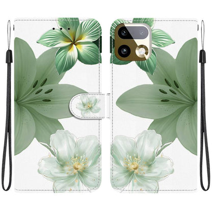 Crystal-Texture Painted Vegan Leather Phone Case, For Realme C100 / C100i 4G, For Realme 16 5G, For Realme 16 Pro+ 5G, For Realme 16 Pro 5G, For Realme Note 70T / 70 4G, For Realme 15T, For Realme 15 Pro / 15 5G, For Realme C75 / 14x                   ...