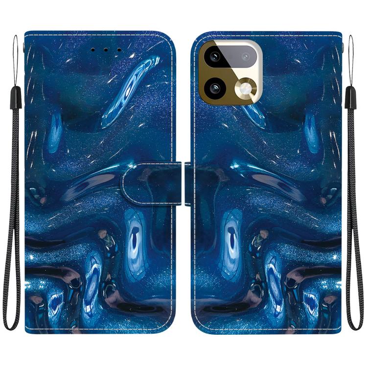Crystal-Texture Painted Vegan Leather Phone Case, For Realme C100 / C100i 4G, For Realme 16 5G, For Realme 16 Pro+ 5G, For Realme 16 Pro 5G, For Realme Note 70T / 70 4G, For Realme 15T, For Realme 15 Pro / 15 5G, For Realme C75 / 14x                   ...
