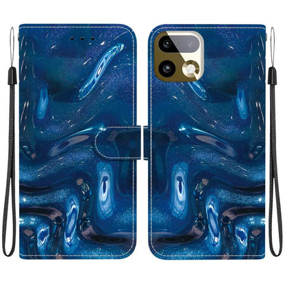Crystal-Texture Painted Vegan Leather Phone Case, For Realme C100 / C100i 4G, For Realme 16 5G, For Realme 16 Pro+ 5G, For Realme 16 Pro 5G, For Realme Note 70T / 70 4G, For Realme 15T, For Realme 15 Pro / 15 5G, For Realme C75 / 14x                   ...