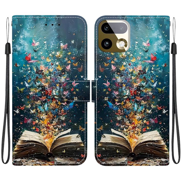Crystal-Texture Painted Vegan Leather Phone Case, For Realme C100 / C100i 4G, For Realme 16 5G, For Realme 16 Pro+ 5G, For Realme 16 Pro 5G, For Realme Note 70T / 70 4G, For Realme 15T, For Realme 15 Pro / 15 5G, For Realme C75 / 14x                   ...