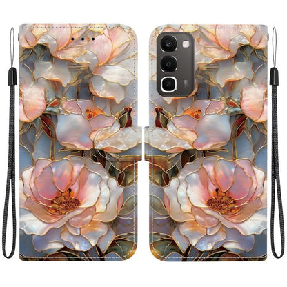 Crystal-Texture Painted Vegan Leather Phone Case, For Realme C100 / C100i 4G, For Realme 16 5G, For Realme 16 Pro+ 5G, For Realme 16 Pro 5G, For Realme Note 70T / 70 4G, For Realme 15T, For Realme 15 Pro / 15 5G, For Realme C75 / 14x                   ...
