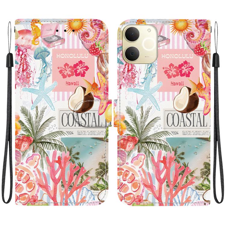 Crystal-Texture Painted Vegan Leather Phone Case, For Realme C100 / C100i 4G, For Realme 16 5G, For Realme 16 Pro+ 5G, For Realme 16 Pro 5G, For Realme Note 70T / 70 4G, For Realme 15T, For Realme 15 Pro / 15 5G, For Realme C75 / 14x                   ...