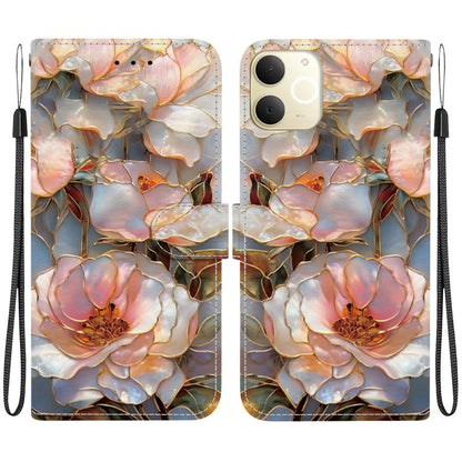 Crystal-Texture Painted Vegan Leather Phone Case, For Realme C100 / C100i 4G, For Realme 16 5G, For Realme 16 Pro+ 5G, For Realme 16 Pro 5G, For Realme Note 70T / 70 4G, For Realme 15T, For Realme 15 Pro / 15 5G, For Realme C75 / 14x                   ...