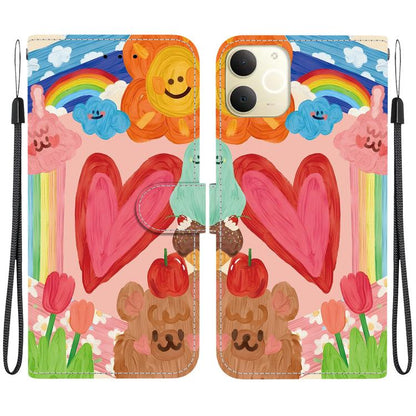 Crystal-Texture Painted Vegan Leather Phone Case, For Realme C100 / C100i 4G, For Realme 16 5G, For Realme 16 Pro+ 5G, For Realme 16 Pro 5G, For Realme Note 70T / 70 4G, For Realme 15T, For Realme 15 Pro / 15 5G, For Realme C75 / 14x                   ...