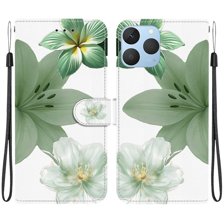 Crystal-Texture Painted Vegan Leather Phone Case, For Realme C100 / C100i 4G, For Realme 16 5G, For Realme 16 Pro+ 5G, For Realme 16 Pro 5G, For Realme Note 70T / 70 4G, For Realme 15T, For Realme 15 Pro / 15 5G, For Realme C75 / 14x                   ...