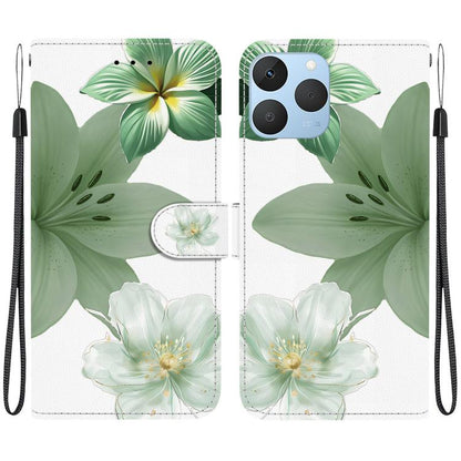 Crystal-Texture Painted Vegan Leather Phone Case, For Realme C100 / C100i 4G, For Realme 16 5G, For Realme 16 Pro+ 5G, For Realme 16 Pro 5G, For Realme Note 70T / 70 4G, For Realme 15T, For Realme 15 Pro / 15 5G, For Realme C75 / 14x                   ...