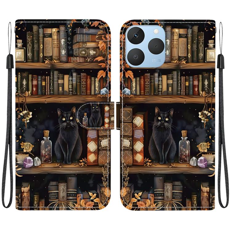 Crystal-Texture Painted Vegan Leather Phone Case, For Realme C100 / C100i 4G, For Realme 16 5G, For Realme 16 Pro+ 5G, For Realme 16 Pro 5G, For Realme Note 70T / 70 4G, For Realme 15T, For Realme 15 Pro / 15 5G, For Realme C75 / 14x                   ...