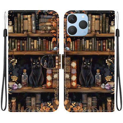 Crystal-Texture Painted Vegan Leather Phone Case, For Realme C100 / C100i 4G, For Realme 16 5G, For Realme 16 Pro+ 5G, For Realme 16 Pro 5G, For Realme Note 70T / 70 4G, For Realme 15T, For Realme 15 Pro / 15 5G, For Realme C75 / 14x                   ...