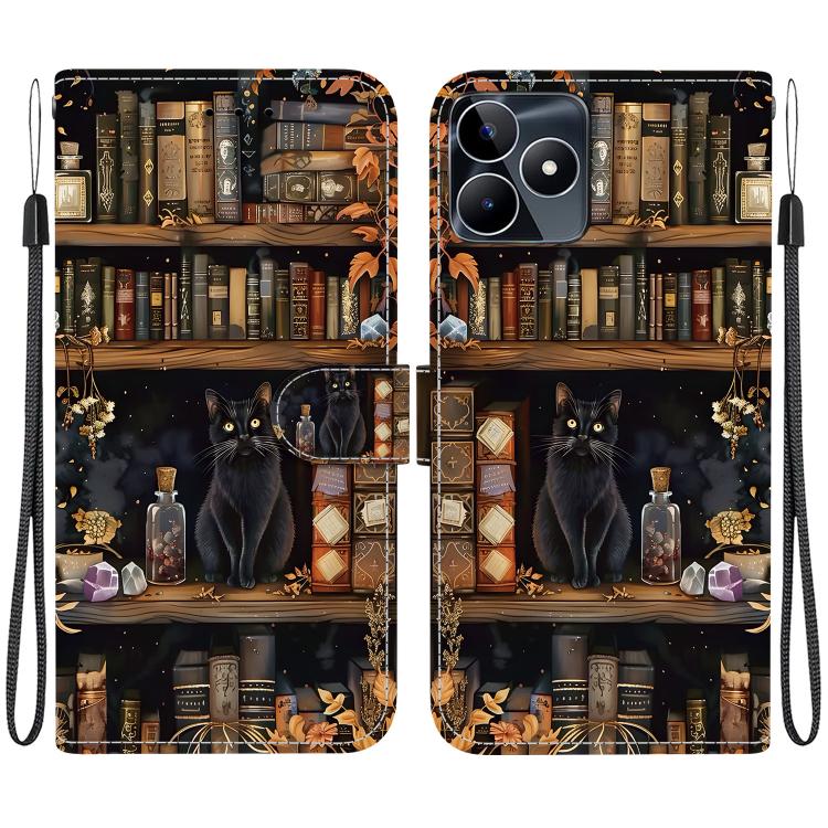 Crystal-Texture Painted Vegan Leather Phone Case, For Realme C100 / C100i 4G, For Realme 16 5G, For Realme 16 Pro+ 5G, For Realme 16 Pro 5G, For Realme Note 70T / 70 4G, For Realme 15T, For Realme 15 Pro / 15 5G, For Realme C75 / 14x                   ...
