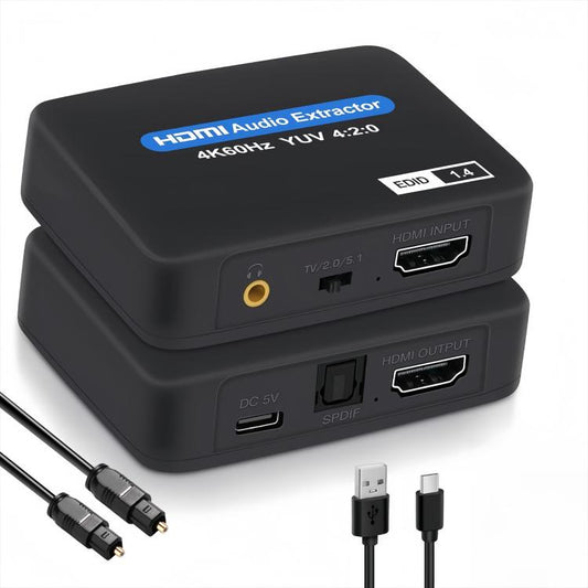 NK-330M 4K/60Hz HDMI 2.0 Audio Splitter Extractor