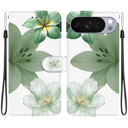 Crystal-Texture Painted Vegan Leather Phone Case, For Google Pixel 11 Pro XL / 10 Pro XL, For Google Pixel 11 / 11 Pro / 10 Pro, For Google Pixel 10a, For Google Pixel 9a, For Google Pixel 8a, For Google Pixel 8 Pro, For Google Pixel 8