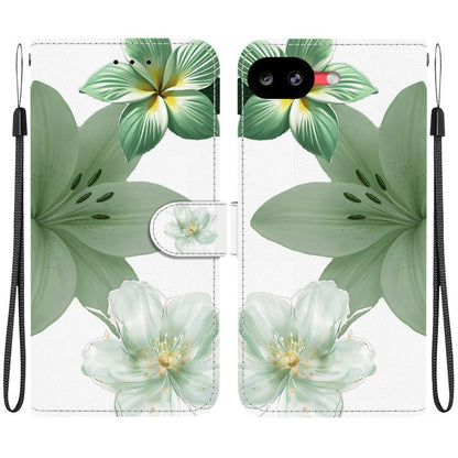 Crystal-Texture Painted Vegan Leather Phone Case, For Google Pixel 11 Pro XL / 10 Pro XL, For Google Pixel 11 / 11 Pro / 10 Pro, For Google Pixel 10a, For Google Pixel 9a, For Google Pixel 8a, For Google Pixel 8 Pro, For Google Pixel 8                 ...