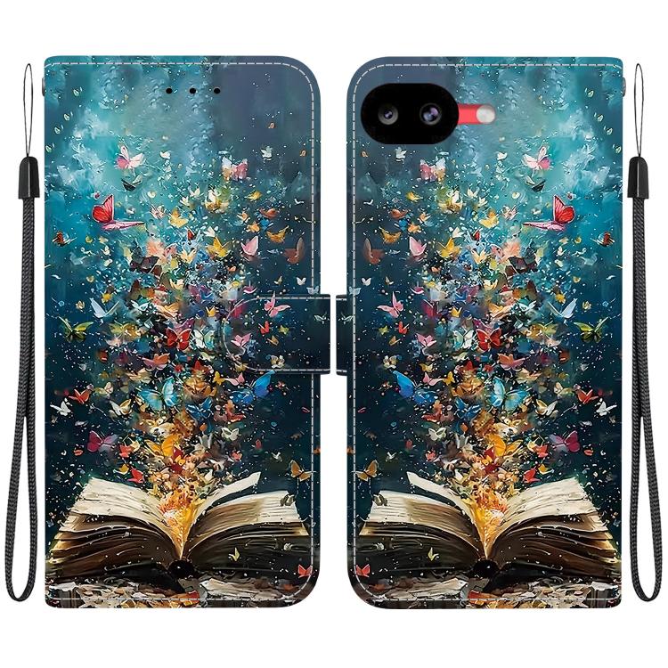 Crystal-Texture Painted Vegan Leather Phone Case, For Google Pixel 11 Pro XL / 10 Pro XL, For Google Pixel 11 / 11 Pro / 10 Pro, For Google Pixel 10a, For Google Pixel 9a, For Google Pixel 8a, For Google Pixel 8 Pro, For Google Pixel 8                 ...