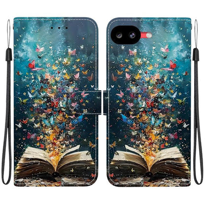 Crystal-Texture Painted Vegan Leather Phone Case, For Google Pixel 11 Pro XL / 10 Pro XL, For Google Pixel 11 / 11 Pro / 10 Pro, For Google Pixel 10a, For Google Pixel 9a, For Google Pixel 8a, For Google Pixel 8 Pro, For Google Pixel 8                 ...