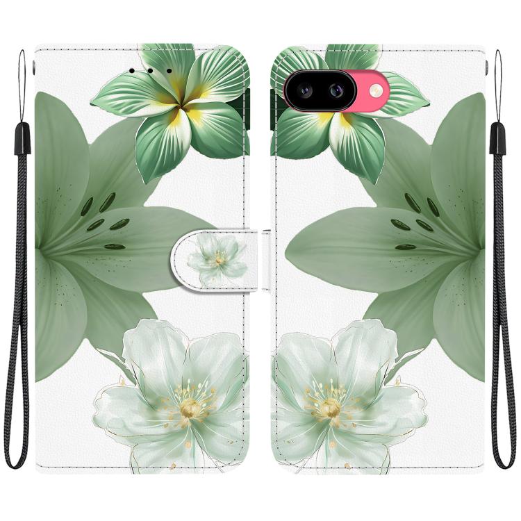 Crystal-Texture Painted Vegan Leather Phone Case, For Google Pixel 11 Pro XL / 10 Pro XL, For Google Pixel 11 / 11 Pro / 10 Pro, For Google Pixel 10a, For Google Pixel 9a, For Google Pixel 8a, For Google Pixel 8 Pro, For Google Pixel 8                 ...