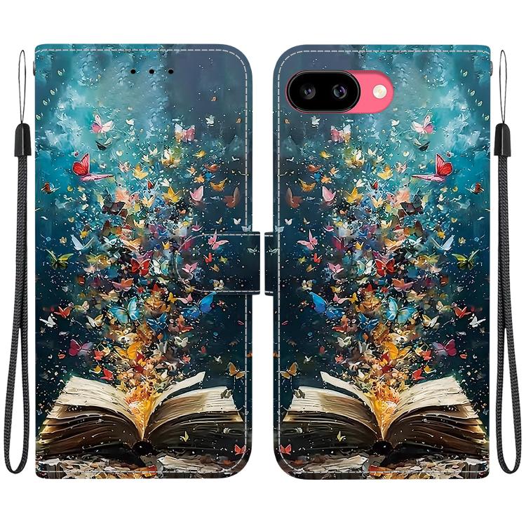 Crystal-Texture Painted Vegan Leather Phone Case, For Google Pixel 11 Pro XL / 10 Pro XL, For Google Pixel 11 / 11 Pro / 10 Pro, For Google Pixel 10a, For Google Pixel 9a, For Google Pixel 8a, For Google Pixel 8 Pro, For Google Pixel 8                 ...
