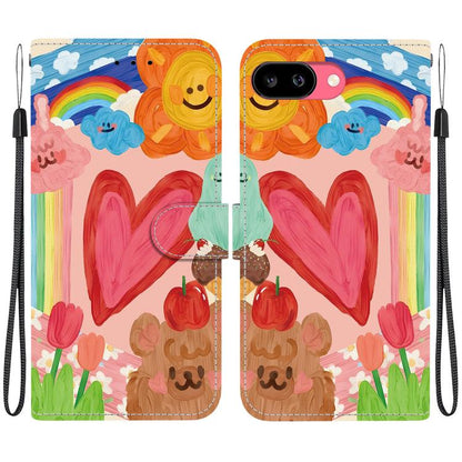 Crystal-Texture Painted Vegan Leather Phone Case, For Google Pixel 11 Pro XL / 10 Pro XL, For Google Pixel 11 / 11 Pro / 10 Pro, For Google Pixel 10a, For Google Pixel 9a, For Google Pixel 8a, For Google Pixel 8 Pro, For Google Pixel 8                 ...