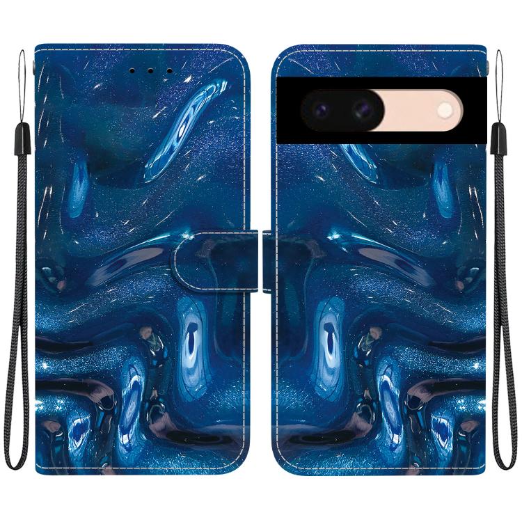 Crystal-Texture Painted Vegan Leather Phone Case, For Google Pixel 11 Pro XL / 10 Pro XL, For Google Pixel 11 / 11 Pro / 10 Pro, For Google Pixel 10a, For Google Pixel 9a, For Google Pixel 8a, For Google Pixel 8 Pro, For Google Pixel 8                 ...