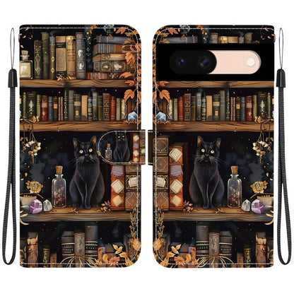 Crystal-Texture Painted Vegan Leather Phone Case, For Google Pixel 11 Pro XL / 10 Pro XL, For Google Pixel 11 / 11 Pro / 10 Pro, For Google Pixel 10a, For Google Pixel 9a, For Google Pixel 8a, For Google Pixel 8 Pro, For Google Pixel 8                 ...
