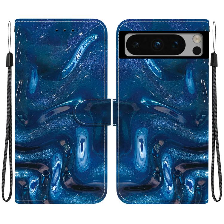Crystal-Texture Painted Vegan Leather Phone Case, For Google Pixel 11 Pro XL / 10 Pro XL, For Google Pixel 11 / 11 Pro / 10 Pro, For Google Pixel 10a, For Google Pixel 9a, For Google Pixel 8a, For Google Pixel 8 Pro, For Google Pixel 8                 ...
