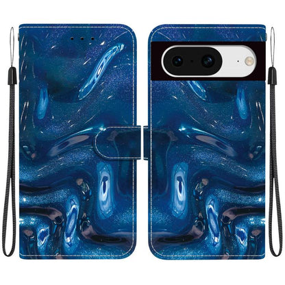 Crystal-Texture Painted Vegan Leather Phone Case, For Google Pixel 11 Pro XL / 10 Pro XL, For Google Pixel 11 / 11 Pro / 10 Pro, For Google Pixel 10a, For Google Pixel 9a, For Google Pixel 8a, For Google Pixel 8 Pro, For Google Pixel 8                 ...