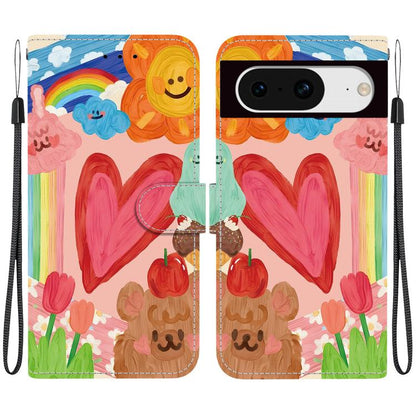 Crystal-Texture Painted Vegan Leather Phone Case, For Google Pixel 11 Pro XL / 10 Pro XL, For Google Pixel 11 / 11 Pro / 10 Pro, For Google Pixel 10a, For Google Pixel 9a, For Google Pixel 8a, For Google Pixel 8 Pro, For Google Pixel 8                 ...