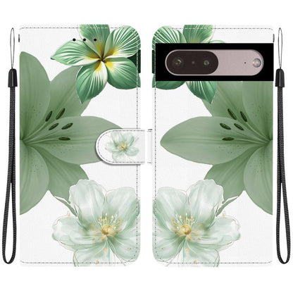 Crystal-Texture Painted Vegan Leather Phone Case, For Google Pixel 11 Pro XL / 10 Pro XL, For Google Pixel 11 / 11 Pro / 10 Pro, For Google Pixel 10a, For Google Pixel 9a, For Google Pixel 8a, For Google Pixel 8 Pro, For Google Pixel 8                 ...