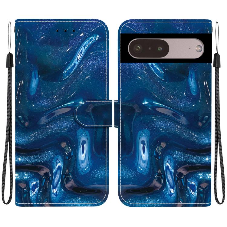 Crystal-Texture Painted Vegan Leather Phone Case, For Google Pixel 11 Pro XL / 10 Pro XL, For Google Pixel 11 / 11 Pro / 10 Pro, For Google Pixel 10a, For Google Pixel 9a, For Google Pixel 8a, For Google Pixel 8 Pro, For Google Pixel 8                 ...