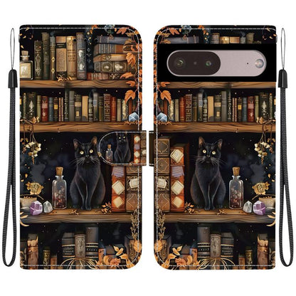 Crystal-Texture Painted Vegan Leather Phone Case, For Google Pixel 11 Pro XL / 10 Pro XL, For Google Pixel 11 / 11 Pro / 10 Pro, For Google Pixel 10a, For Google Pixel 9a, For Google Pixel 8a, For Google Pixel 8 Pro, For Google Pixel 8                 ...
