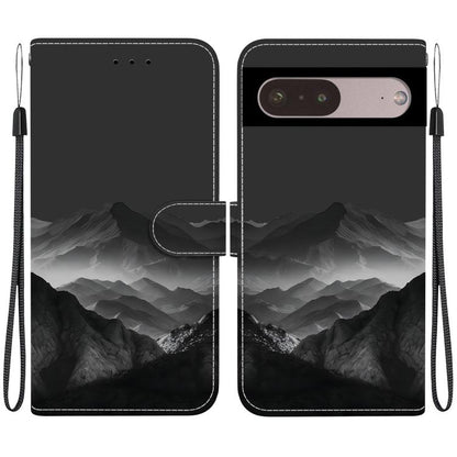 Crystal-Texture Painted Vegan Leather Phone Case, For Google Pixel 11 Pro XL / 10 Pro XL, For Google Pixel 11 / 11 Pro / 10 Pro, For Google Pixel 10a, For Google Pixel 9a, For Google Pixel 8a, For Google Pixel 8 Pro, For Google Pixel 8                 ...