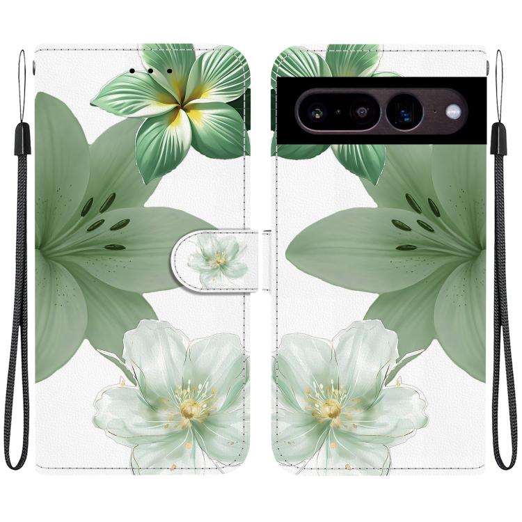 Crystal-Texture Painted Vegan Leather Phone Case, For Google Pixel 11 Pro XL / 10 Pro XL, For Google Pixel 11 / 11 Pro / 10 Pro, For Google Pixel 10a, For Google Pixel 9a, For Google Pixel 8a, For Google Pixel 8 Pro, For Google Pixel 8                 ...