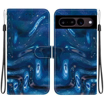 Crystal-Texture Painted Vegan Leather Phone Case, For Google Pixel 11 Pro XL / 10 Pro XL, For Google Pixel 11 / 11 Pro / 10 Pro, For Google Pixel 10a, For Google Pixel 9a, For Google Pixel 8a, For Google Pixel 8 Pro, For Google Pixel 8                 ...