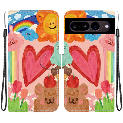 Crystal-Texture Painted Vegan Leather Phone Case, For Google Pixel 11 Pro XL / 10 Pro XL, For Google Pixel 11 / 11 Pro / 10 Pro, For Google Pixel 10a, For Google Pixel 9a, For Google Pixel 8a, For Google Pixel 8 Pro, For Google Pixel 8                 ...
